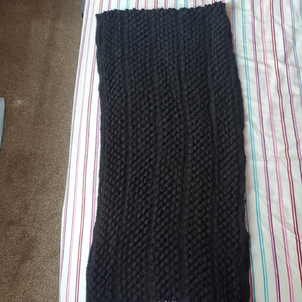 Black Infinity Scarf